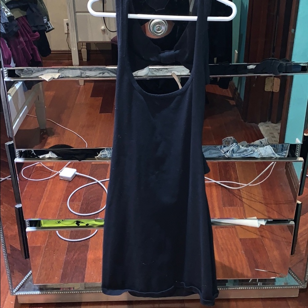 mini bodycon dress with open back